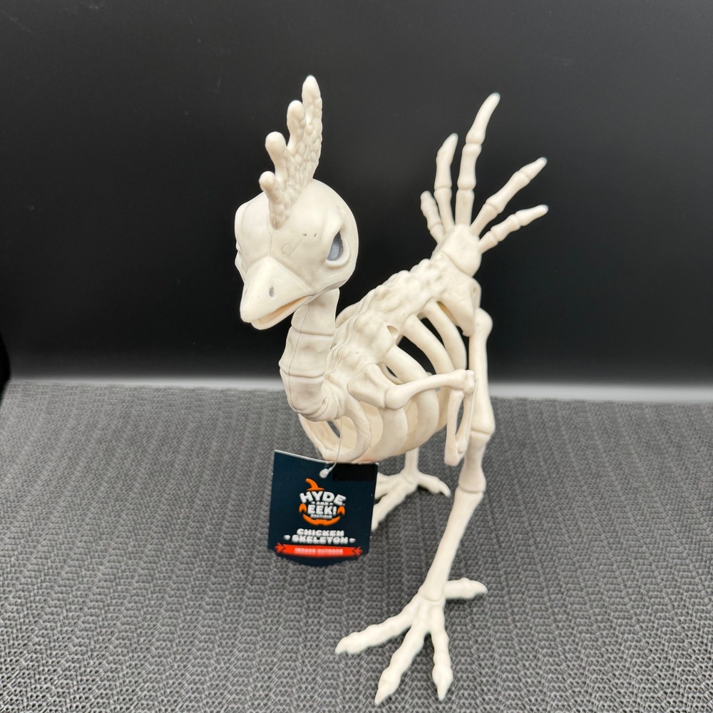 Hyde and Eek Boutique Halloween Chicken Skeleton Indoor Outdoor Prop 2024 New